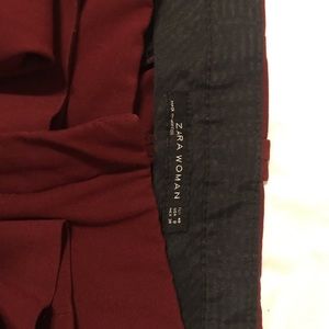 Maroon Zara Tall Women dress Pants